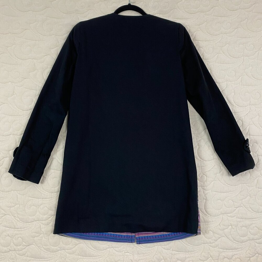 Twik Band Jacket 100% Cotton Multi-color Button Up Size XS - Picture 3 of 11